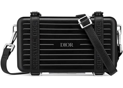 dior rimowa clutch black